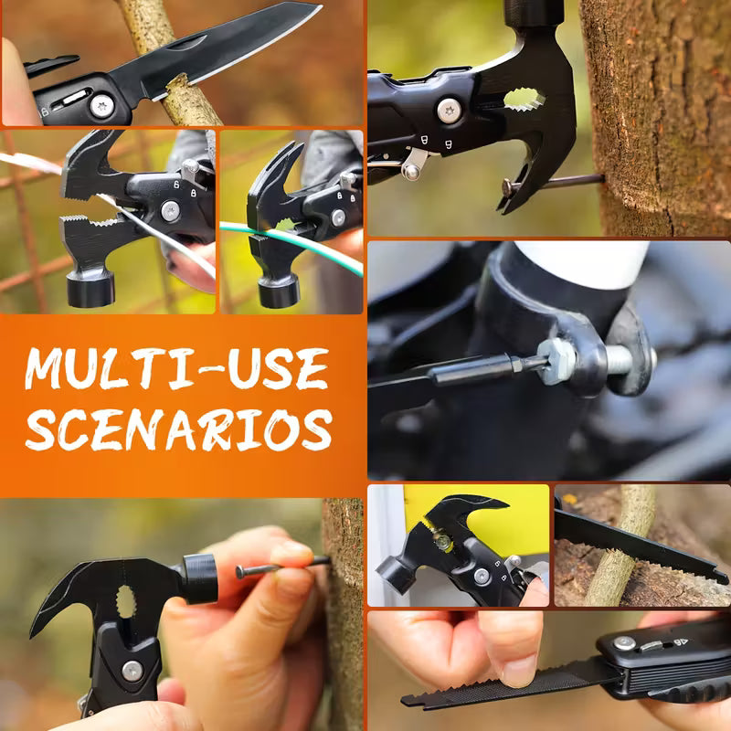 BABACOM 14-in-1 Multitool Hammer - 14 Essential Tools. One Single Device.