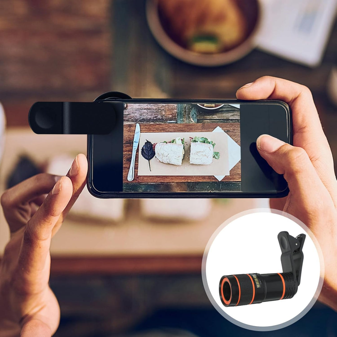 HD 8x Optical Zoom Monocular Telescope for Mobile