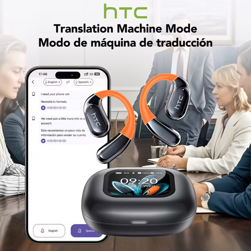 HTC NE20 AI Translator Headset - The End of the Language Barrier. Instant Global Communication.