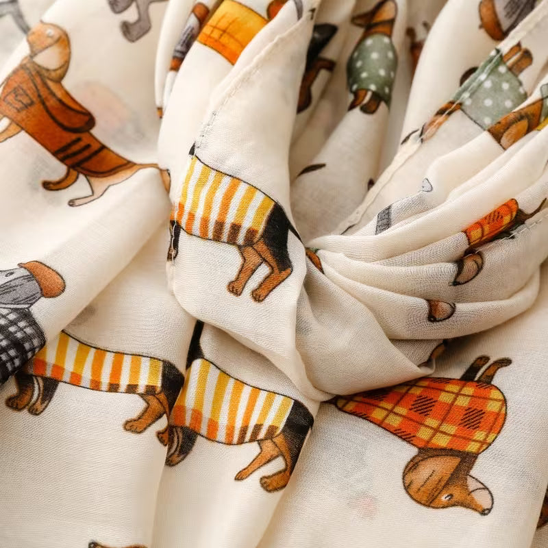 Dachshund Delight AirSoft Scarf