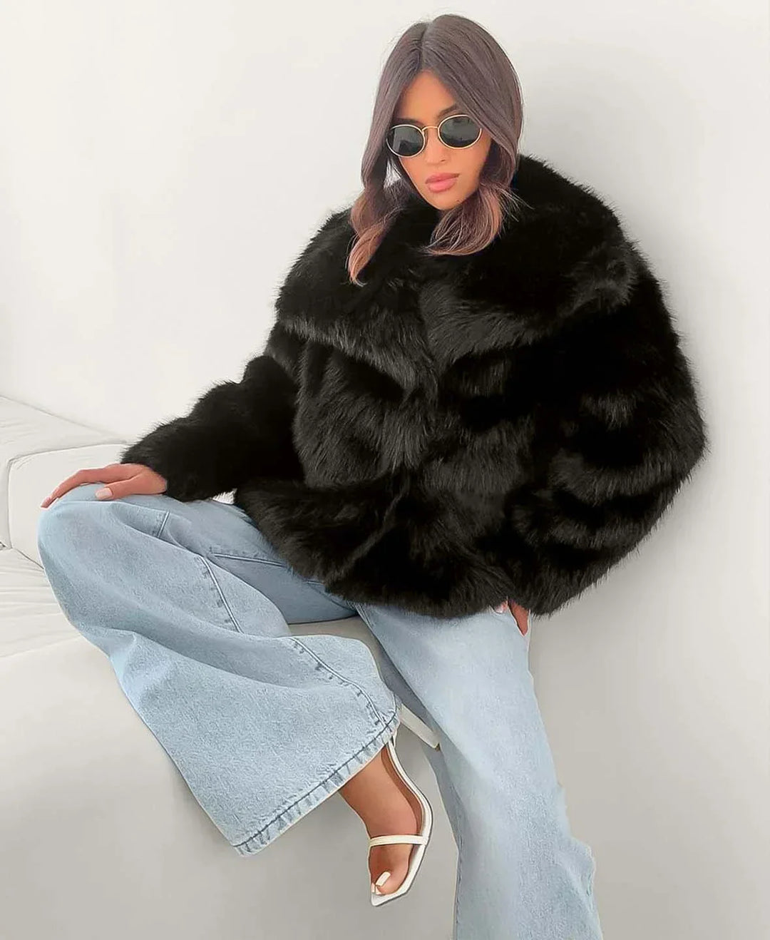 Isla Luxe Faux Fur Coat