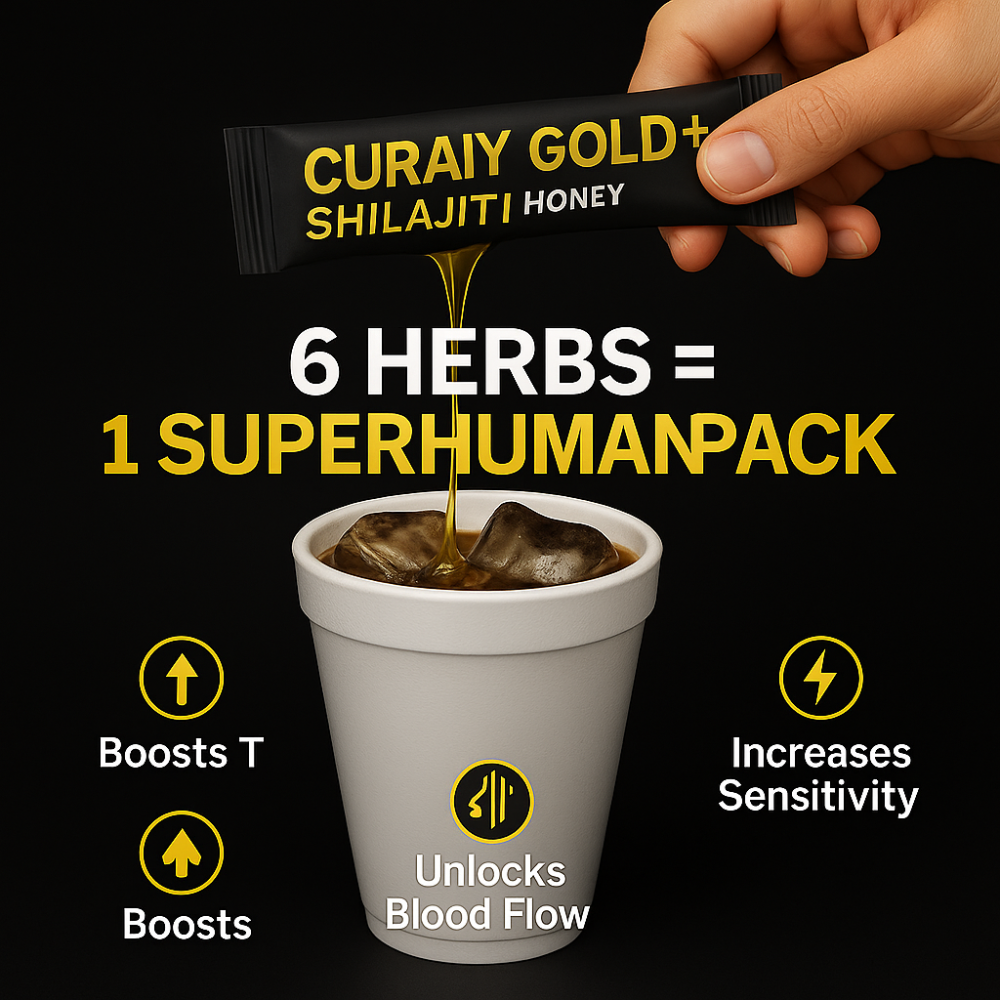 GOLD+ Shilajit Honey Sticks