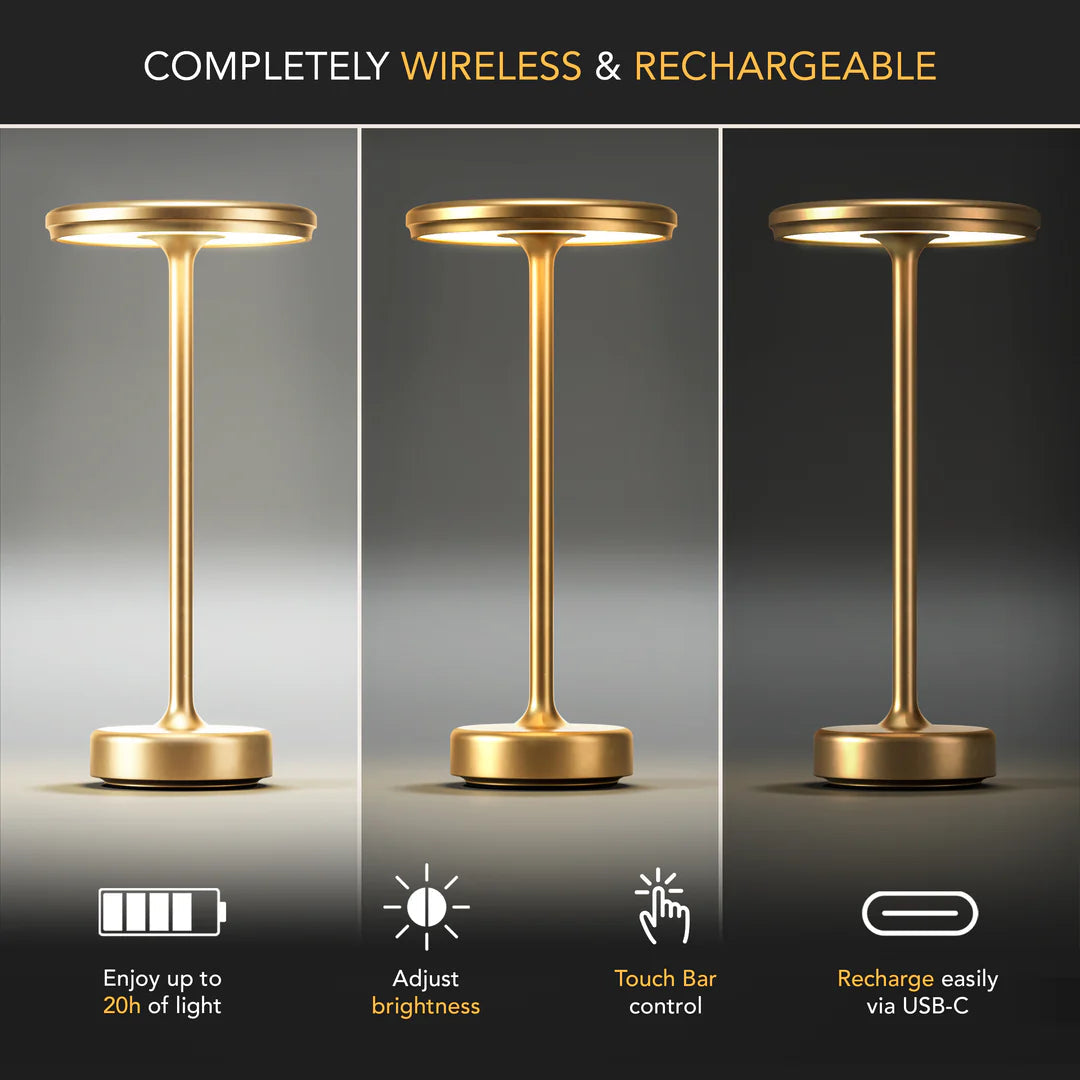 Scandinavian Wireless Table Lamp – Timeless Warm Glow Anywhere