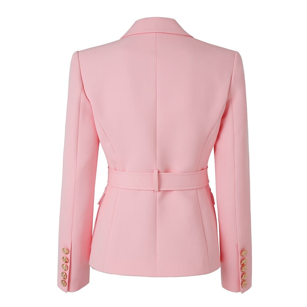 Madame Long Sleeve Belted Blazer