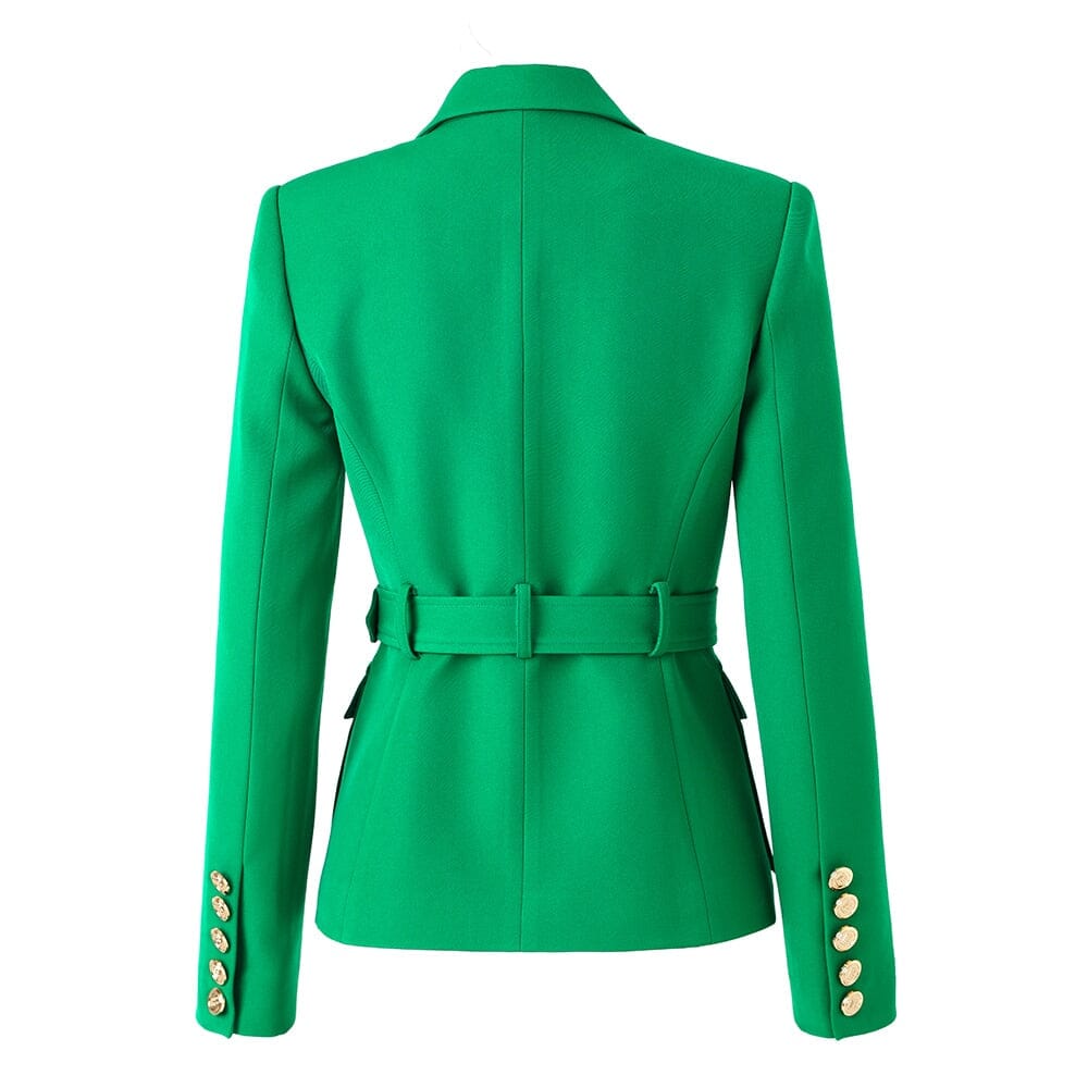 Madame Long Sleeve Belted Blazer