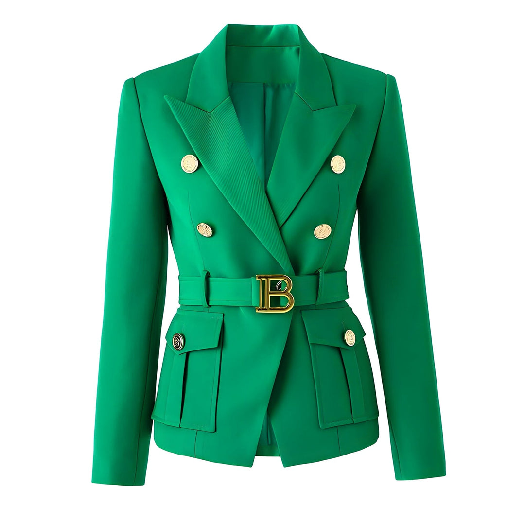 Madame Long Sleeve Belted Blazer