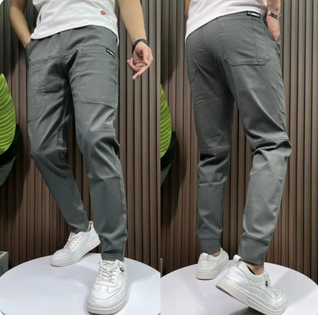 Men's Stretch Cargo Pants with multiple pockets