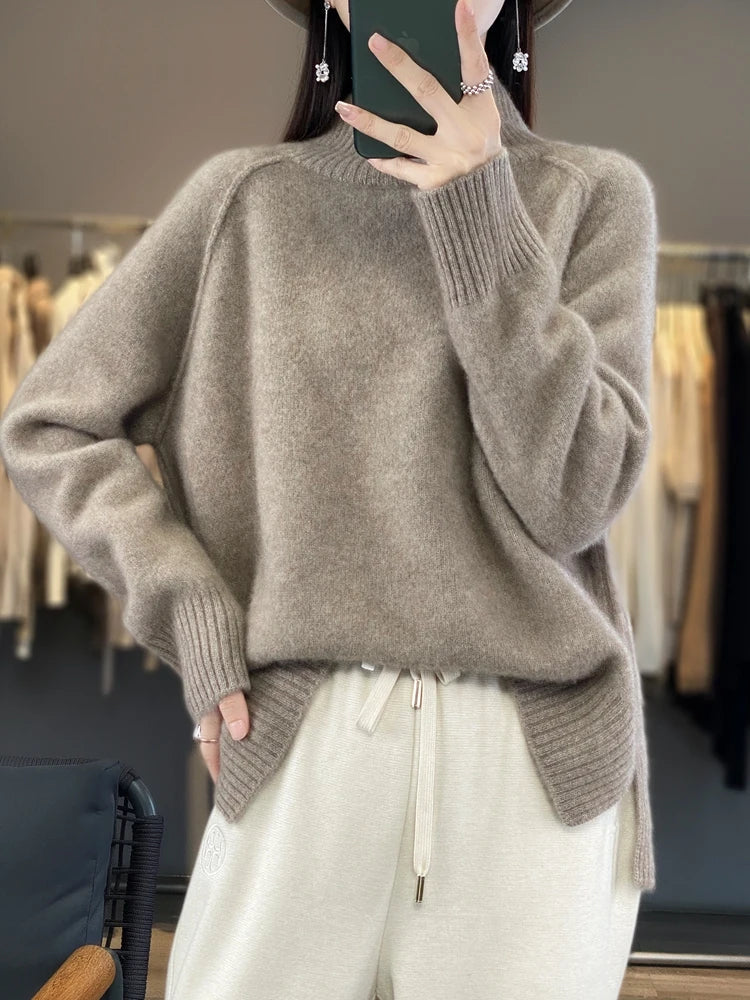 Sofia - CASHMERE TURTLENECK SWEATER