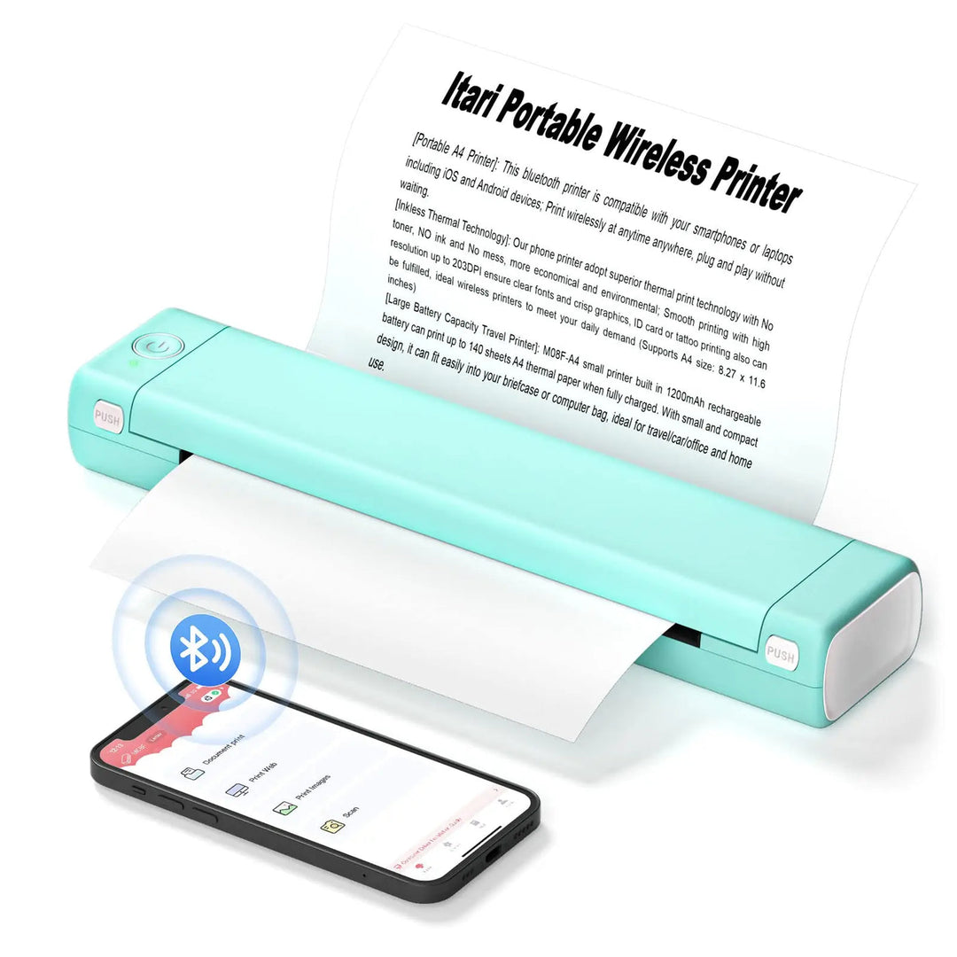 Portable Thermal Printer – Wireless Bluetooth Inkless Printer MK500